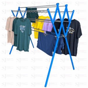 Jemuran Aluminium Tulip Biru